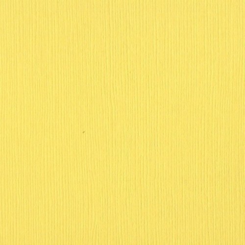 Papier jaune - Pollen - Fourz - Bazzill Basics Paper