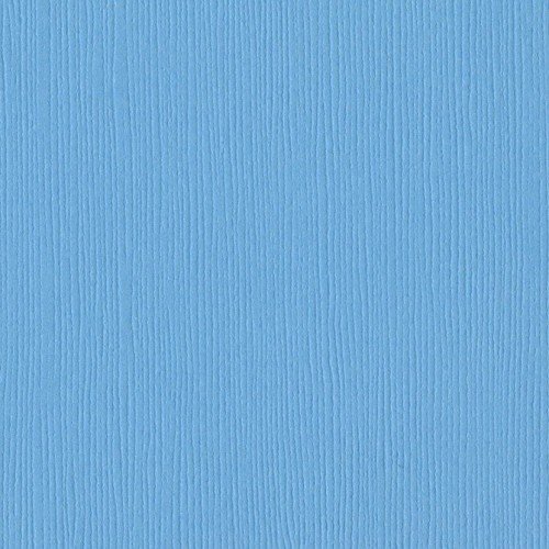 Papier bleu ciel - Vibrant blue - Bleu vibrant - Fourz - Bazzill Basics Paper