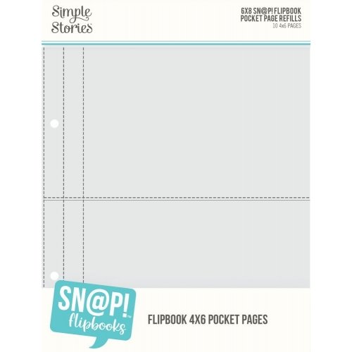 Pochettes pour Flipbook - 15x20 - 2 emplacements - Simple Stories