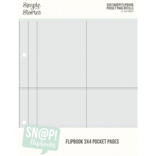 Pochettes pour Flipbook - 15x20 - 4 emplacements - Simple Stories