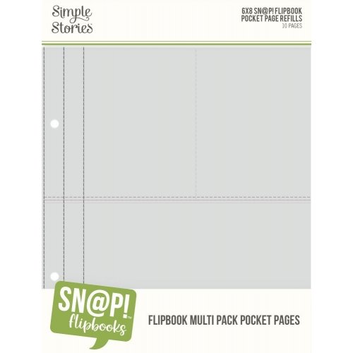 Pochettes pour Flipbook - 15x20 - Mix - Simple Stories