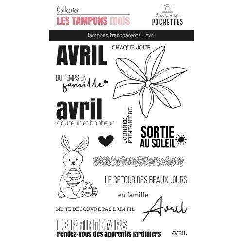 Tampon clear - Avril - Dans...