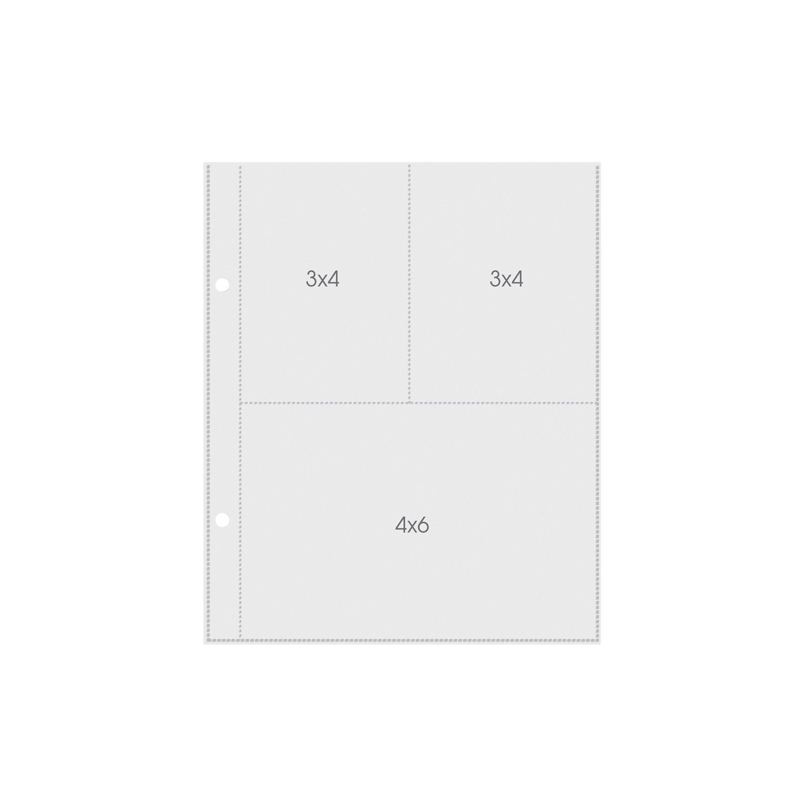 Pochettes Sn@P! Pocket pages 15x20 - 2 compartiments 7,5x10 + 1 compartiment 10x15 - Simple Stories