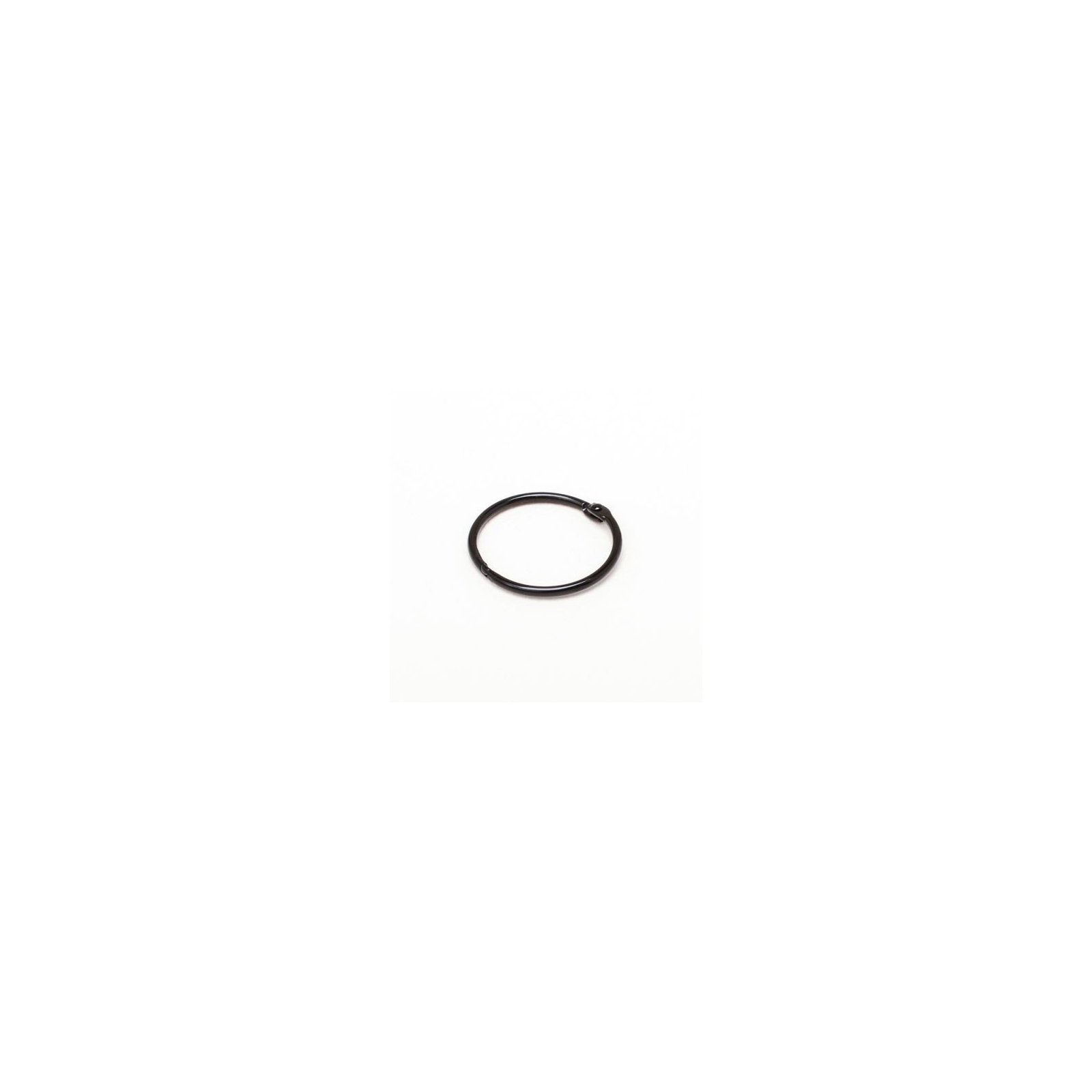 Anneau brisé noir - Diamètre 38 mm - Argent - Ephemeria