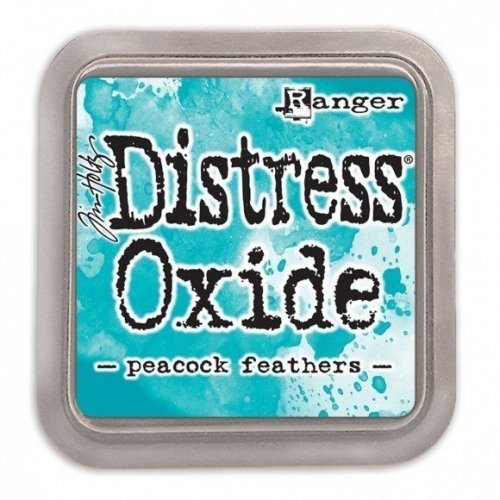 Grand encreur bleu Distress Oxide - Peacook Feathers - Ranger