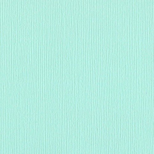 Papier vert d'eau - Turquoise mist - Fourz - Bazzill Basics Paper
