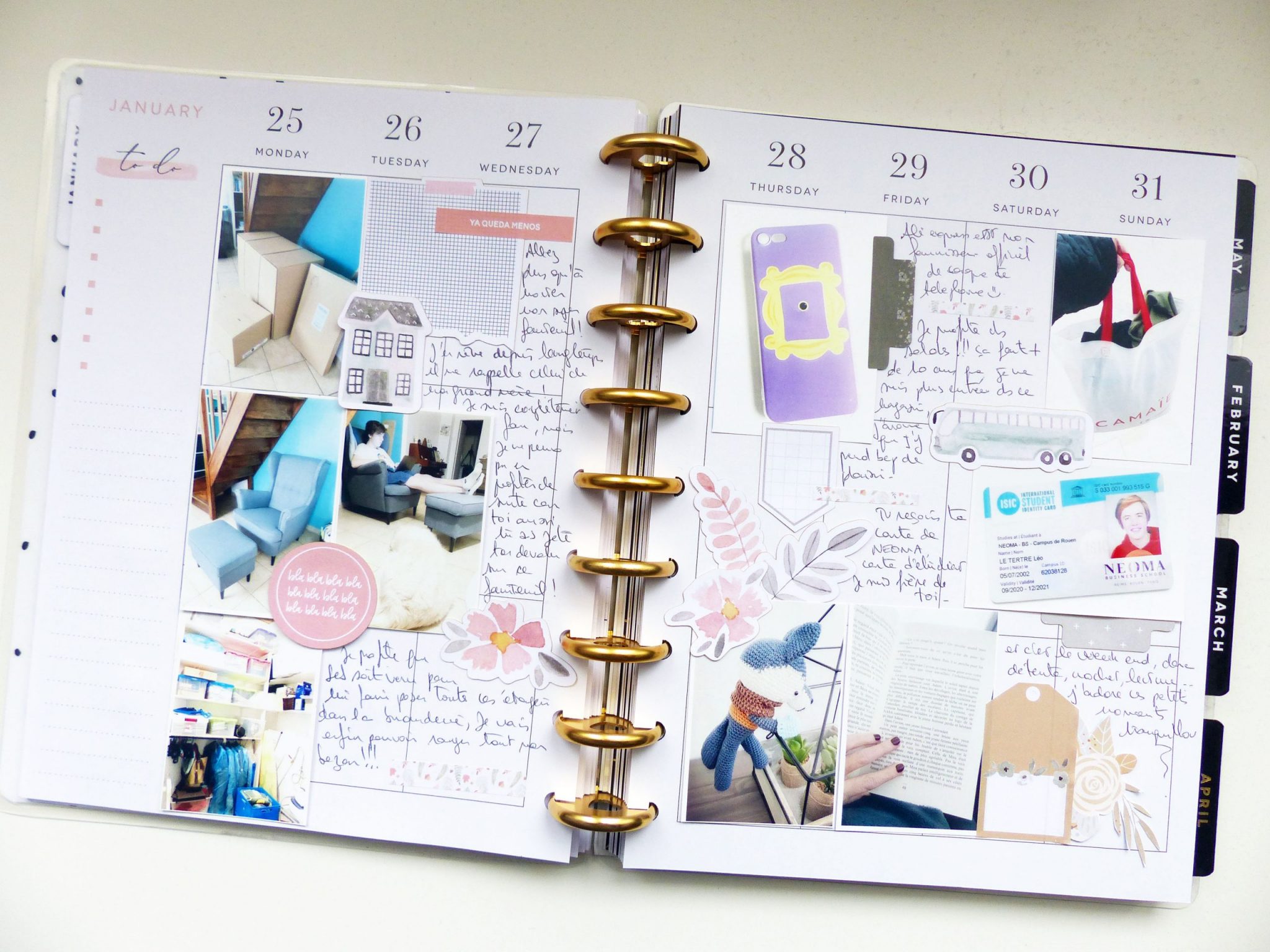 Kit Planner et TN de Février 2021 – Steff – Blog Dans mes pochettes